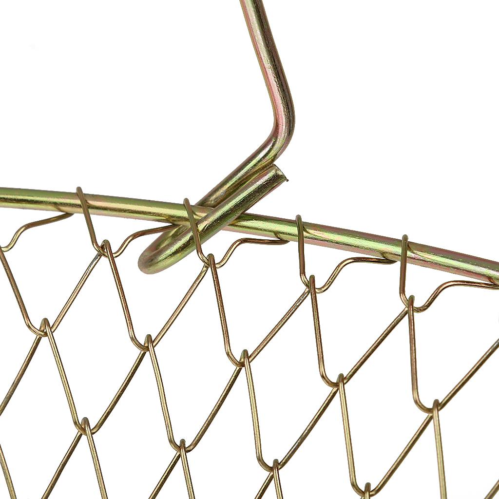 Collapsible Steel Wire Fish Basket Shrimp Crab Cage