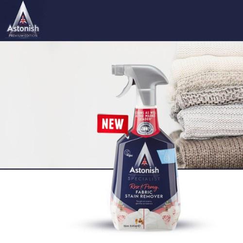 Bình xịt tẩy cổ áo và các vết bẩn trên vải Astonish từ Anh Quốc C6910 750ml không bay màu và mục vải