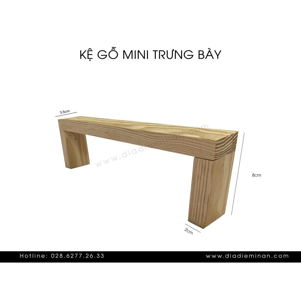 Kệ gỗ mini trưng bày