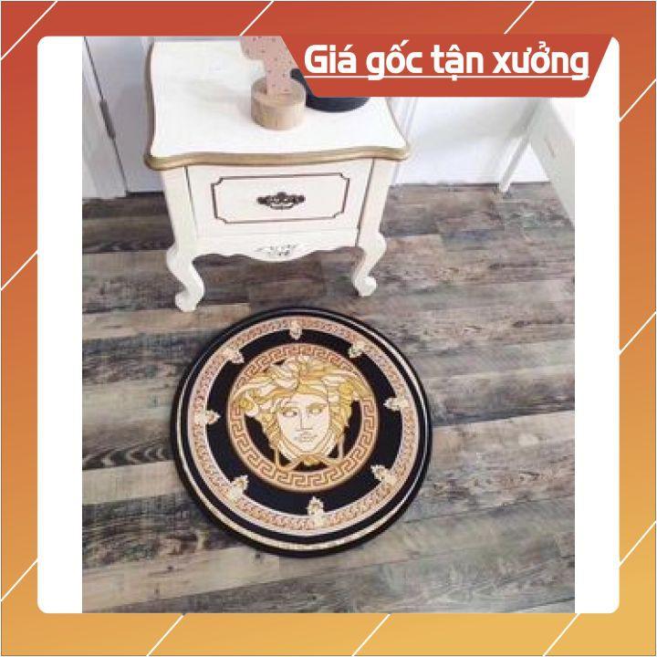 Thảm chân hình tròn - đế cao su chống trơn trượt - cam kết thấm hút tốt
