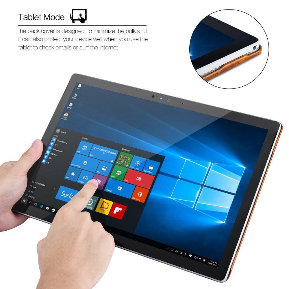 Bao da thật hàng hiệu ICarer cho Surface Book 1/2/3- 13.5" hàng chính hãng