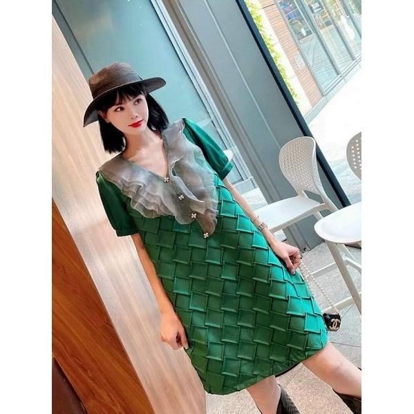 HÀNG NHẬP - ĐẦM SUÔNG CỔ KẾT BÈO XÁM