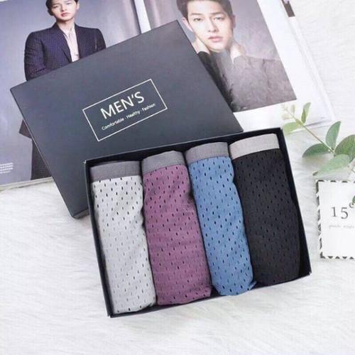 Combo Hộp 4 Quần Sịp Đùi Thông Hơi Loại Đẹp