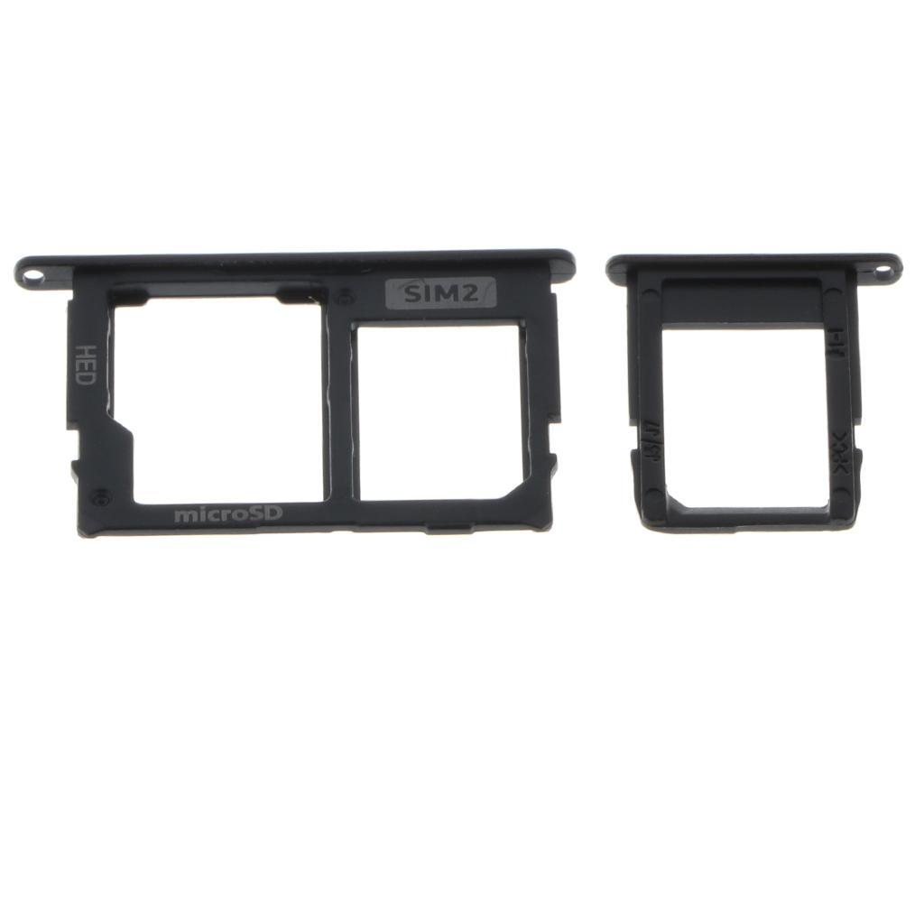 Sim Card Tray Holder Micro SD Slot Replacement For Samsung Galaxy J530 Black