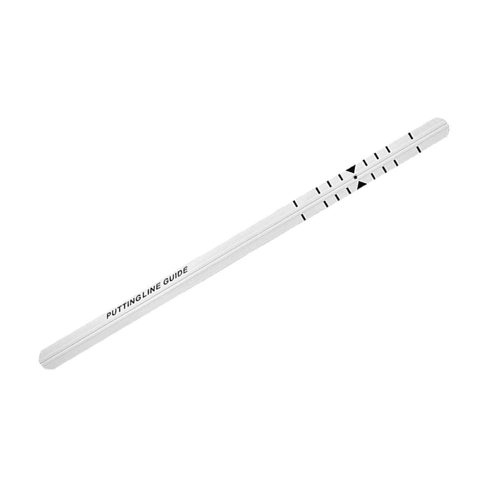 Golf Putting Ruler Instructional Swing Trainer Golf Training Aid for Practice Use