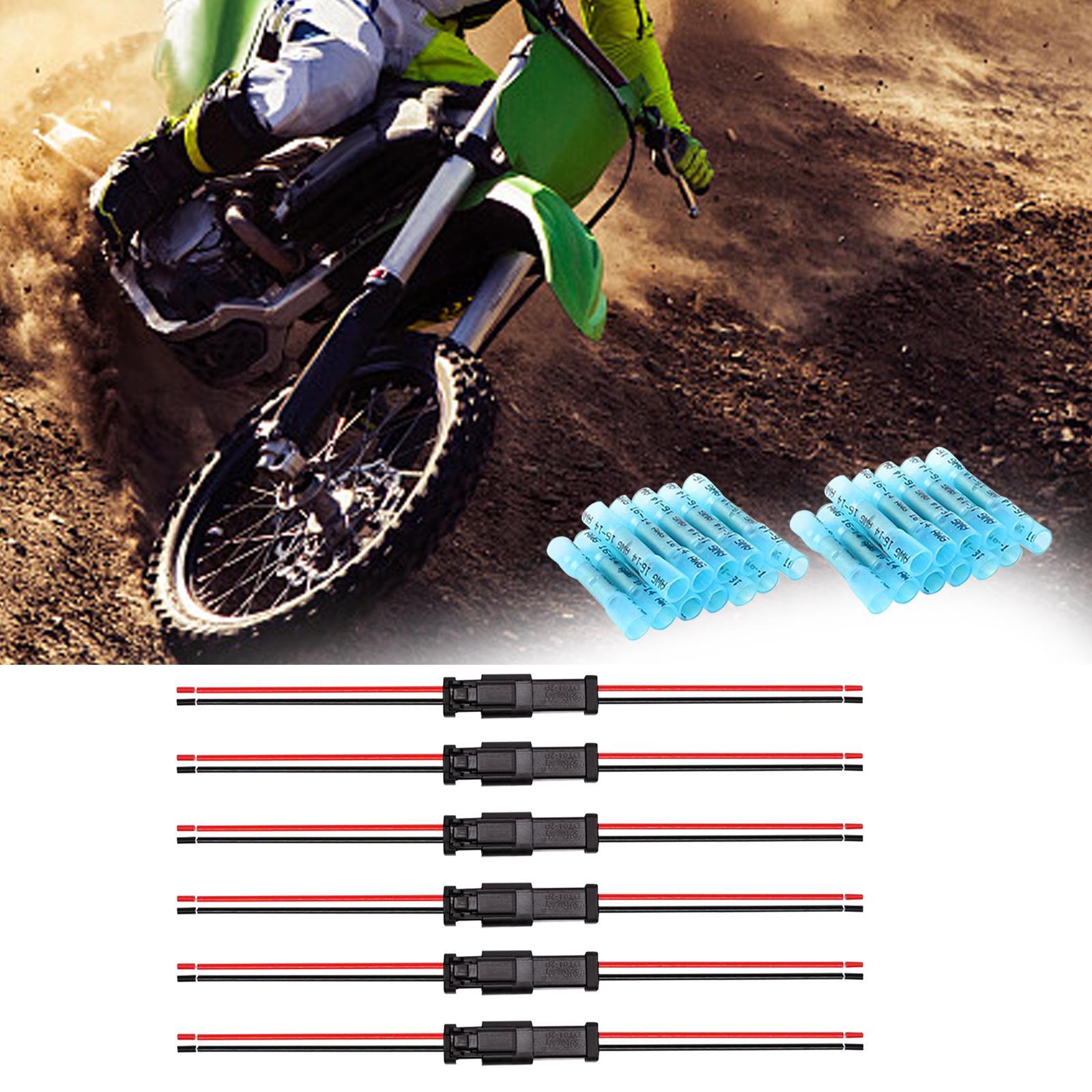 DT 2 Pin Set Male and Female Wire Connectors 14AWG Thicker Wire Harness Connector Way for led Lights light Bar