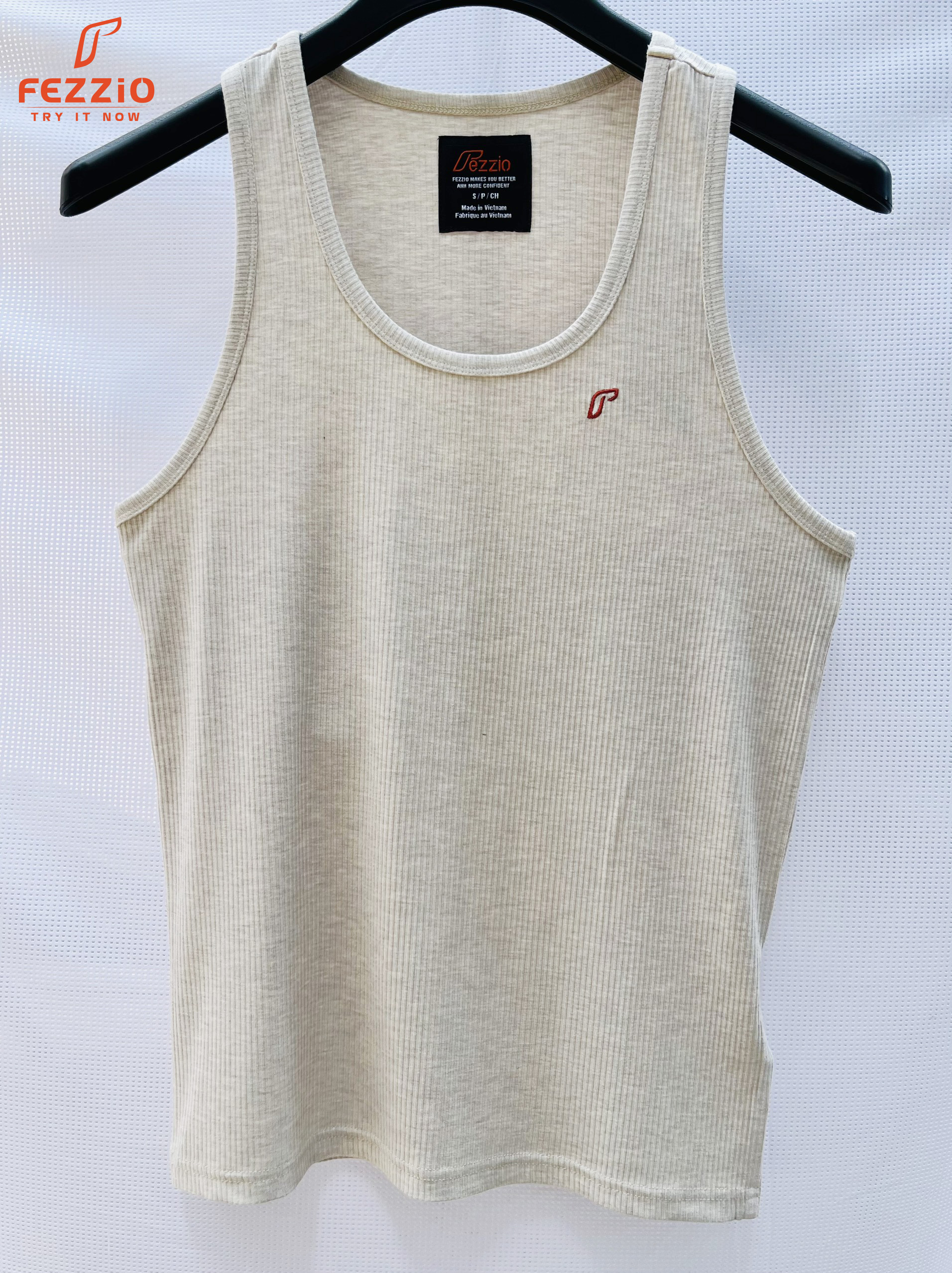 Áo 3 lỗ nam body, áo tank top gym chất thun gân 100% cotton cao cấp thương hiệu Fezzio