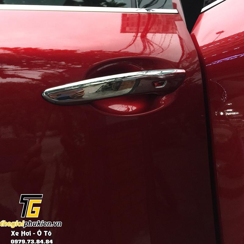 Bộ ốp tay nắm, hõm cửa xe Mazda CX30, CX30 mạ Crom