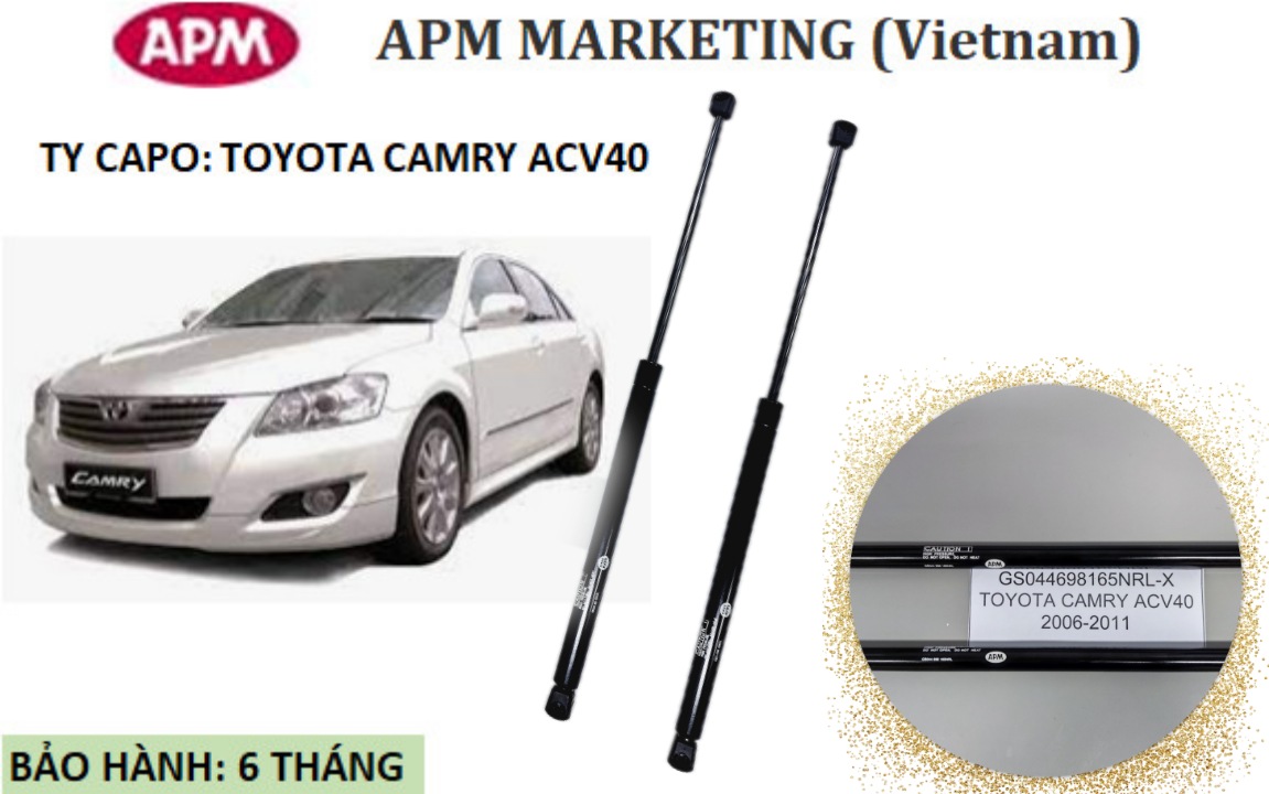 TY CAPO CHÍNH HÃNG TOYOTA- CAMRY ACV40 (HÀNG CHÍNH HÃNG THEO XE) đời 2006-2011 mã hàng GS044698165NRL-X, BỘ TRÁI+ PHẢI.