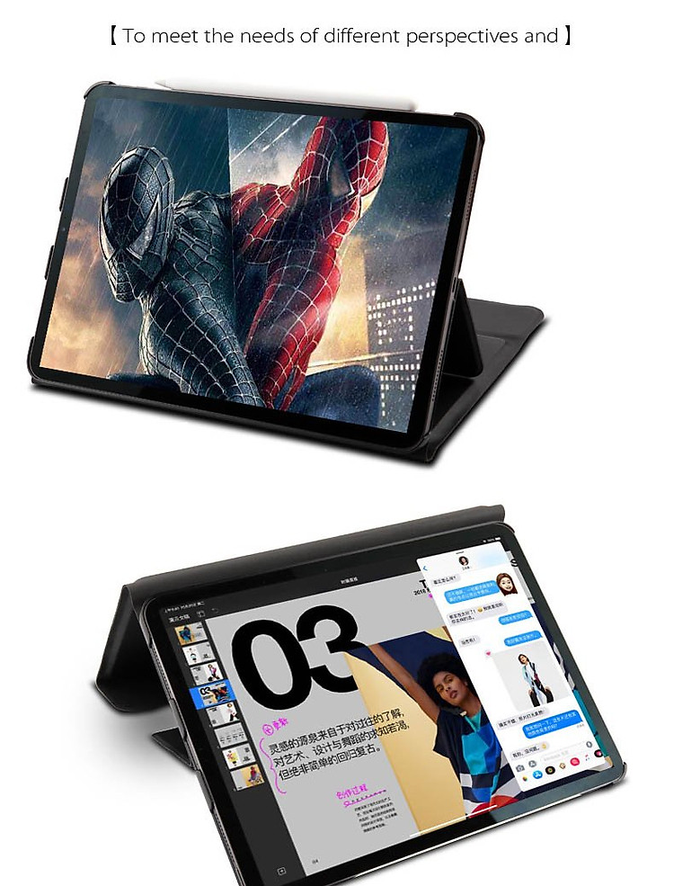 Bao da kèm bàn phím Bluetooth dành cho iPad Pro 12.9 2018 Aturos T1298 Hàng chính hãng