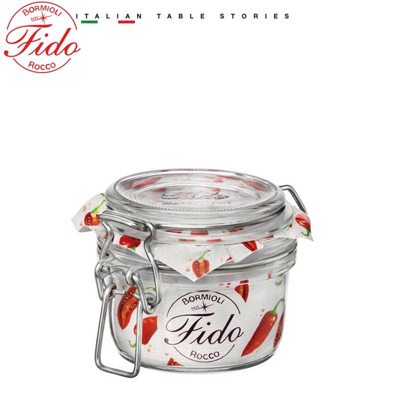 Hũ thủy tinh nắp cài Fido 5l _ 130ml - Hàng nhập khẩu