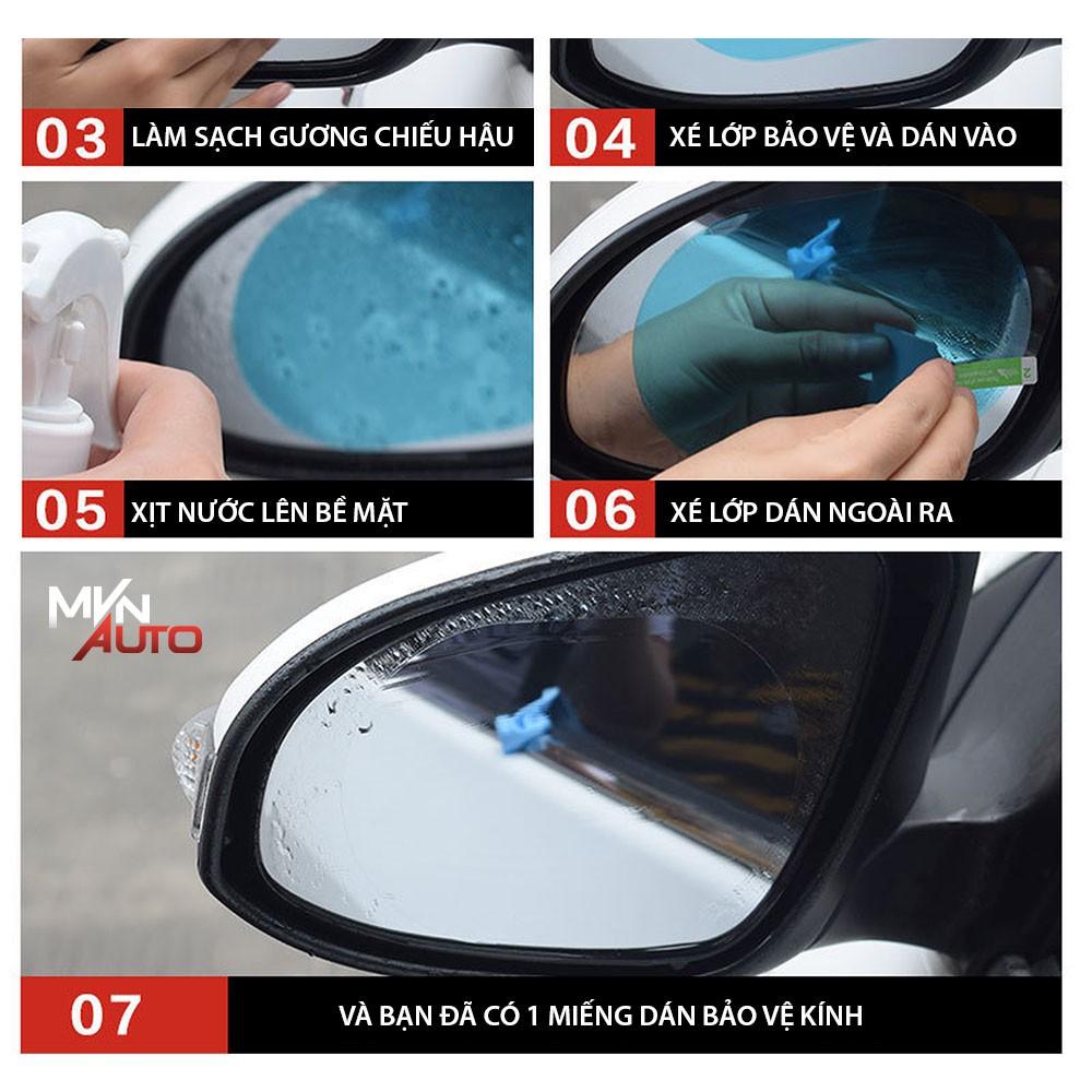 Miếng Dán Chống Bám Nước Gương Chiếu Hậu Ô Tô