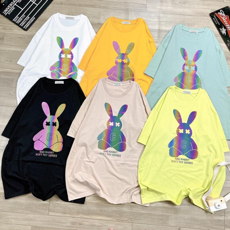 Áo Thun Phản Quang Unisex Form Rộng Nam Nữ Đều Mặc Được_Chất Cotton Dày Dặn Mềm Minh Không Xù_Mặc Cặp Đều Được