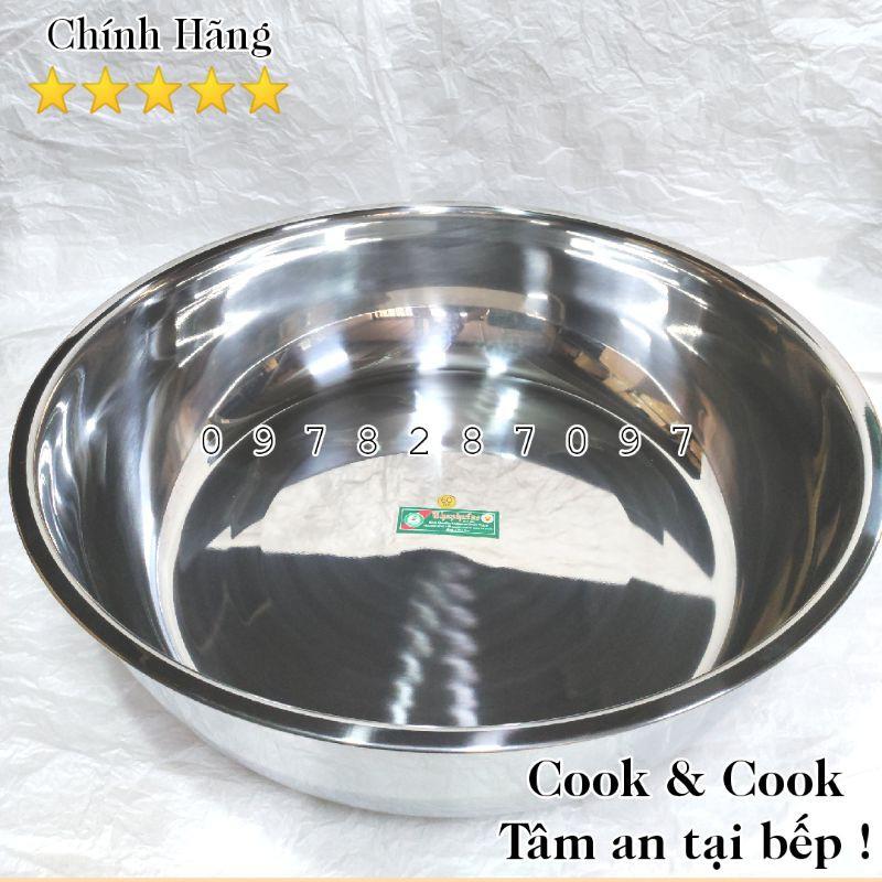 Chậu inox 304 thau inox 304 size 60, 64 cm