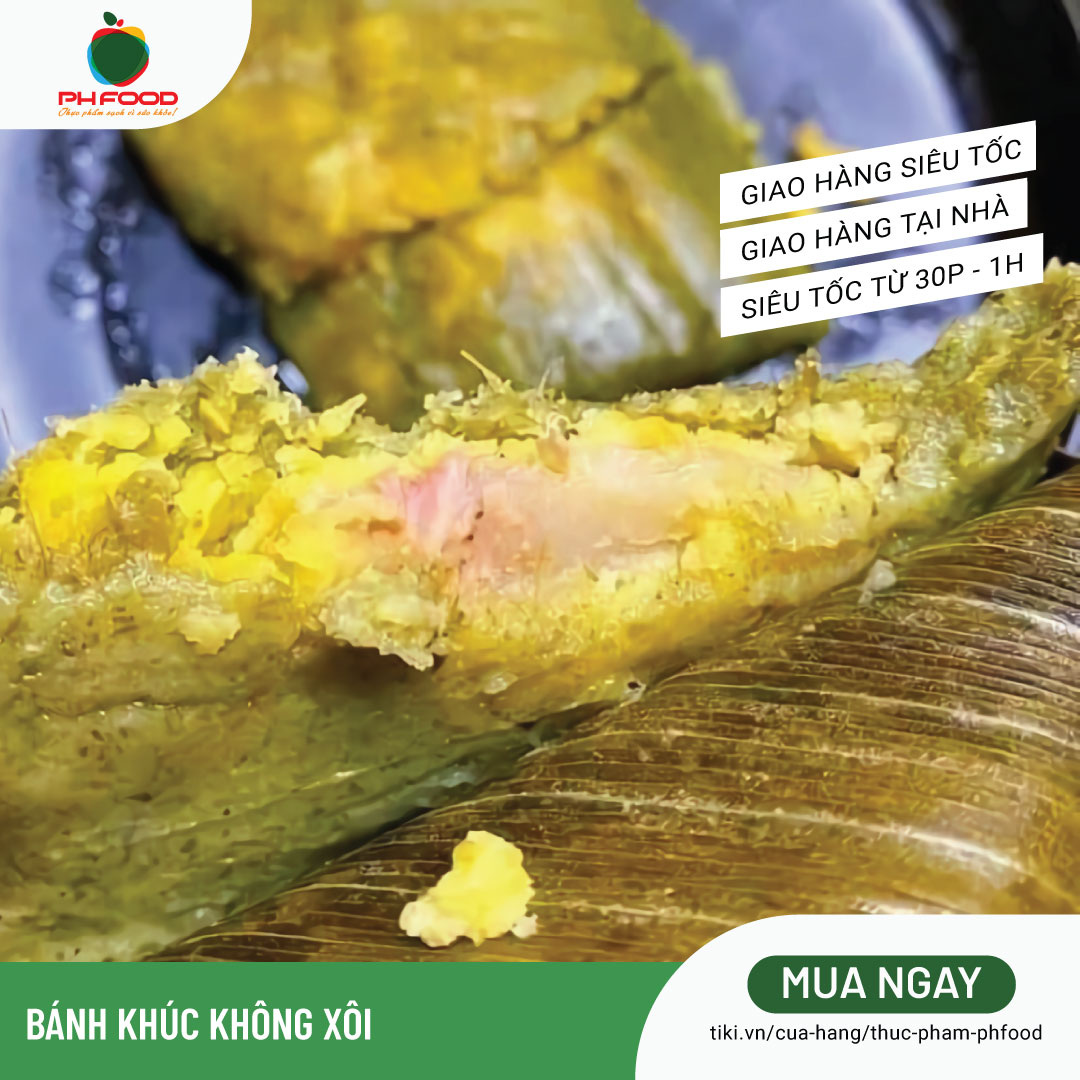 - Bánh Khúc Không Xôi - Túi 5 Cái - Đông Lạnh