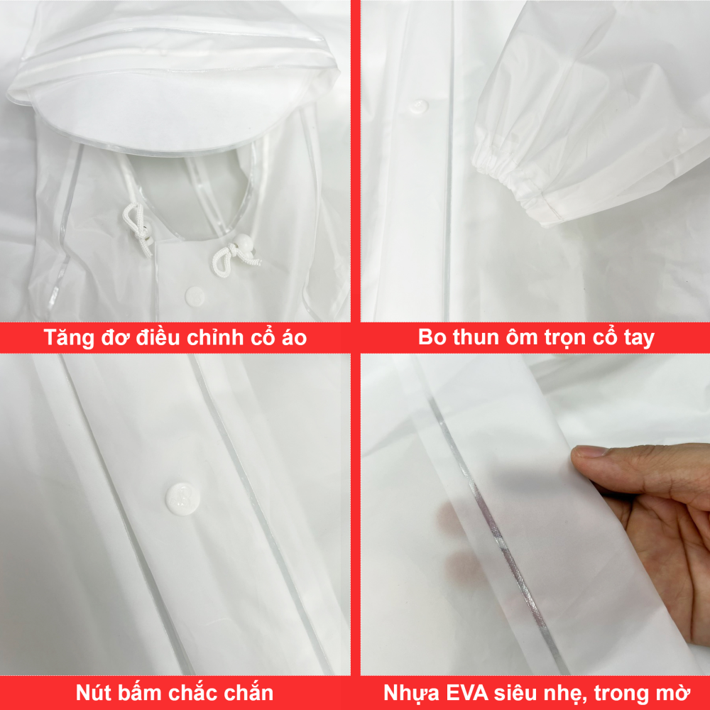 ÁO MƯA BALO EVA TRẺ EM
