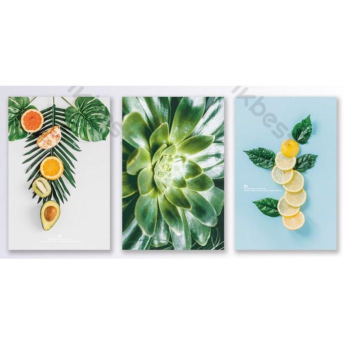 Combo 3 tranh dán tường 3D hiện đại sáng tạo