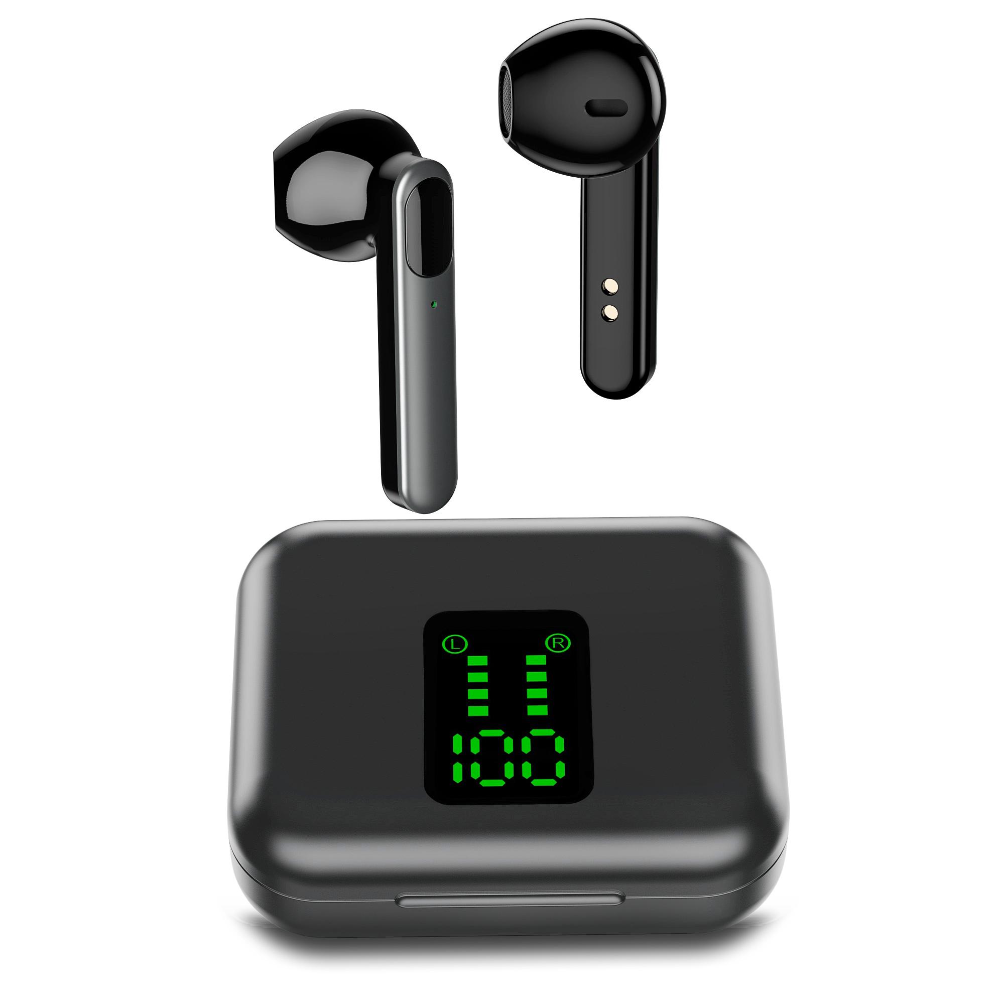 Mini  Bluetooth  5.0  Wireless  Headset Rechargeable Stereo Sports Earbuds