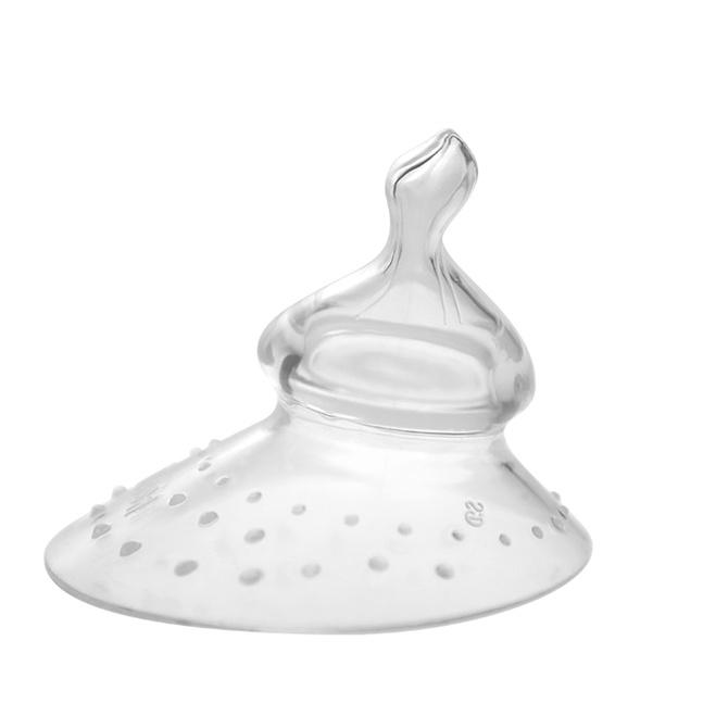 Núm trợ ti chỉnh nha Haakaa. Giúp mẹ cho bé bú dễ dàng. Siêu mềm mại như ti mẹ. Không chứa BPA, PVC và phthalate