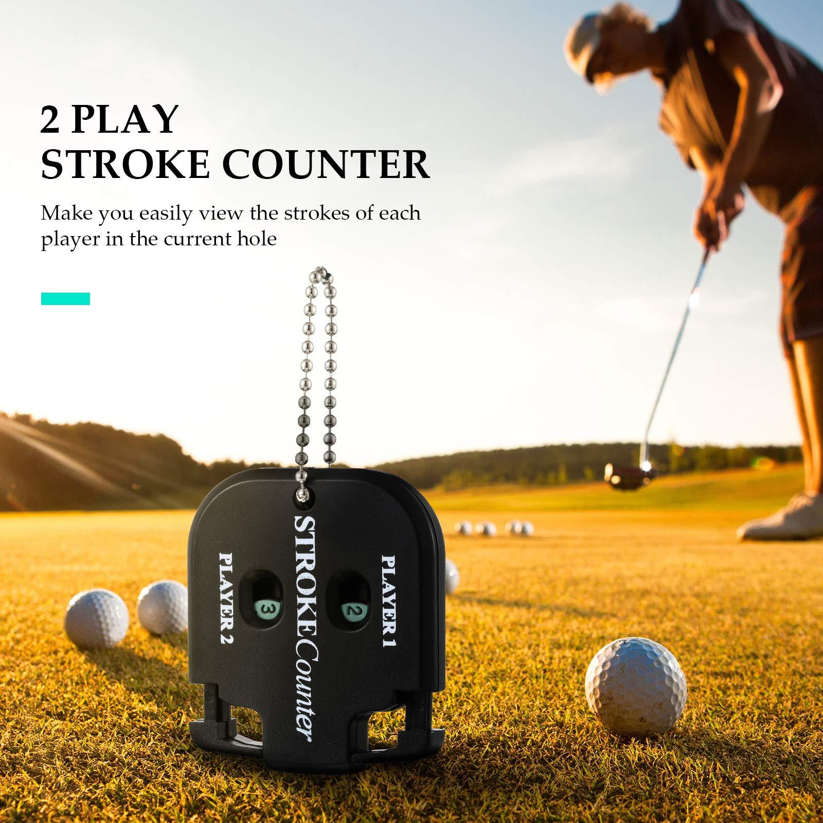 2 người chơi đột quỵ điểm golf 2 con số nhỏ