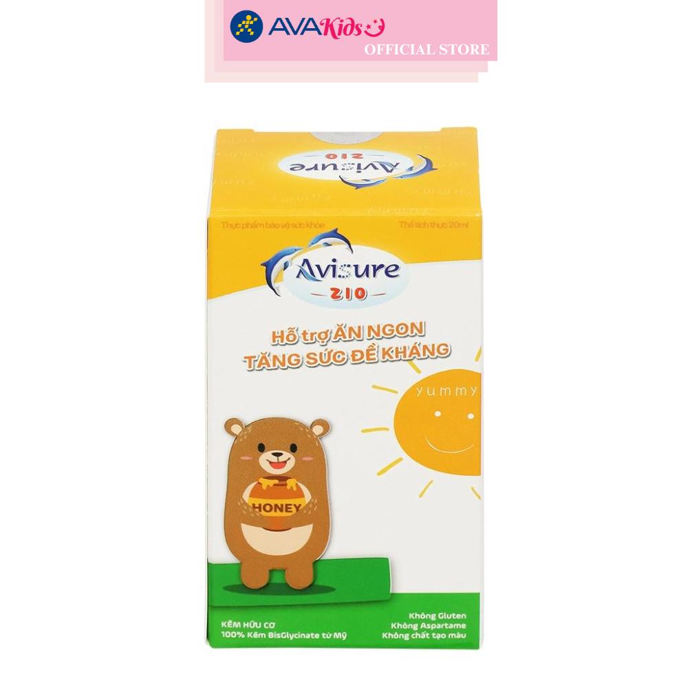 Siro Avisure Zio bổ sung kẽm hỗ trợ ăn ngon, tăng đề kháng 20 ml (từ 6 tháng)