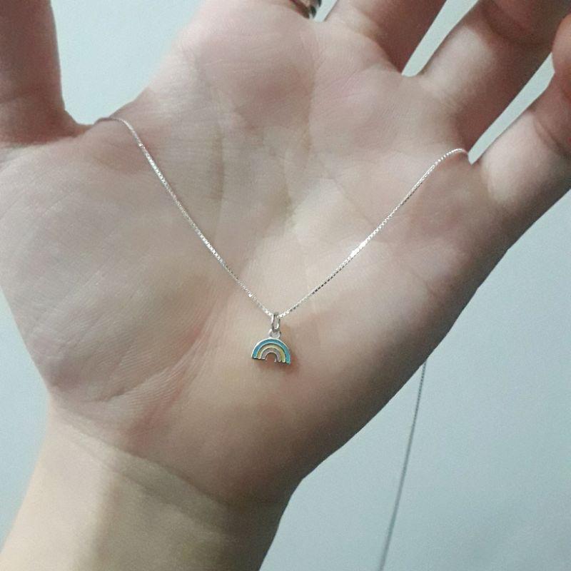 Mặt dây chuyền, xỏ lắc bạc cầu vồng YN JEWELRY SL