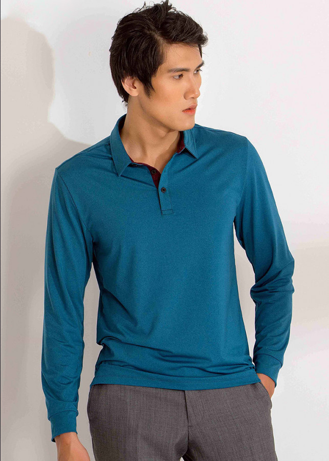 Áo phông dài tay màu blue ALIGRO ALGAPD041