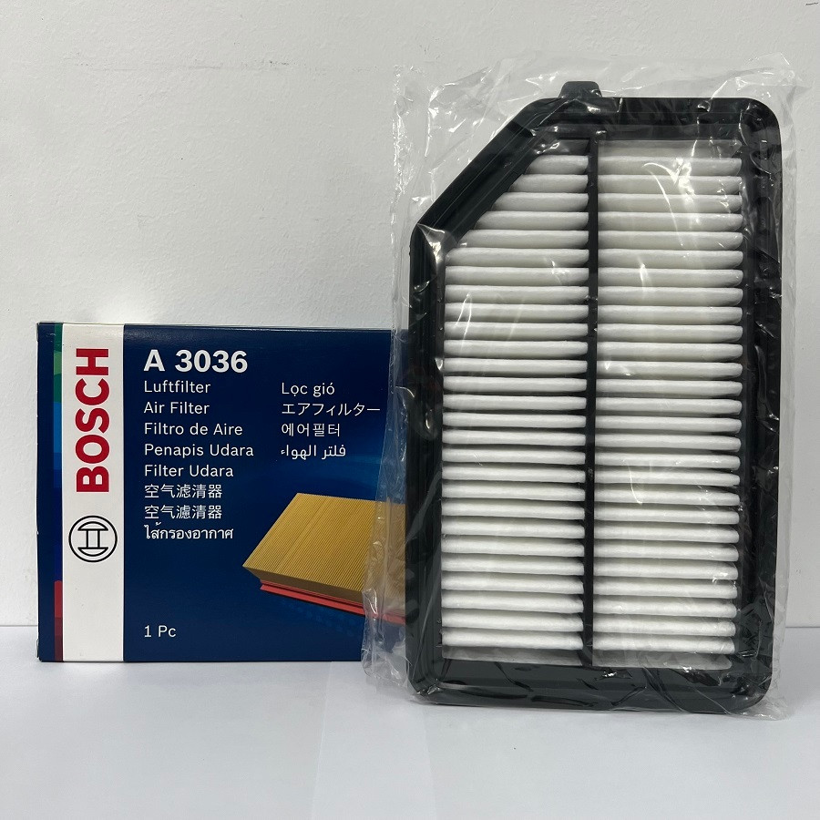 Lọc Gió Động Cơ BOSCH A3036 cho xe HONDA City / Jazz 1.5 ; BR-V 1.5 Made in China