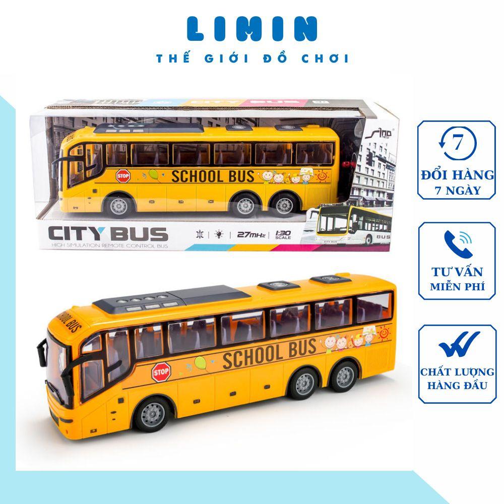 Xe bus điều khiển từ xa 4 chiều, xe điều khiển LiMin, nhựa ABS siêu bền, thiết kế tinh xảo siêu đẹp