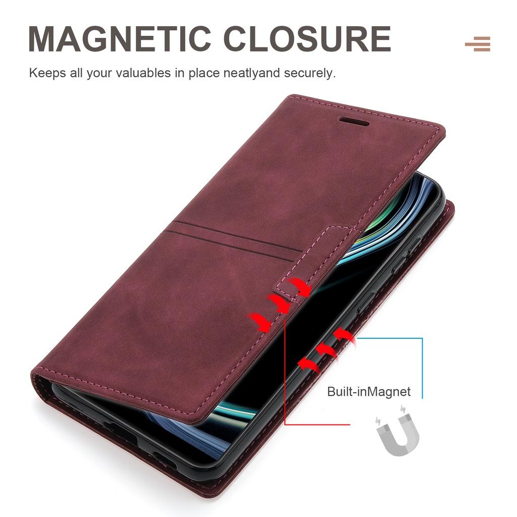 Ốp lưng điện thoại dạng ví da lật dành cho Apple iPhone 13 Mini 13 Pro Max
