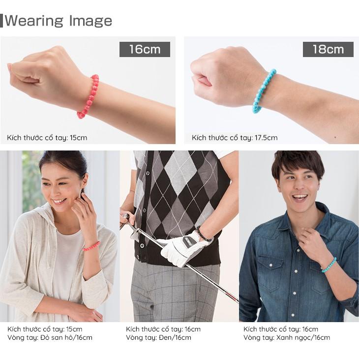 VÒNG TAY PHITEN RAKUWA BRACELET METAX CRYSTAL TOUCH - TG746025/TG746225/TG746226