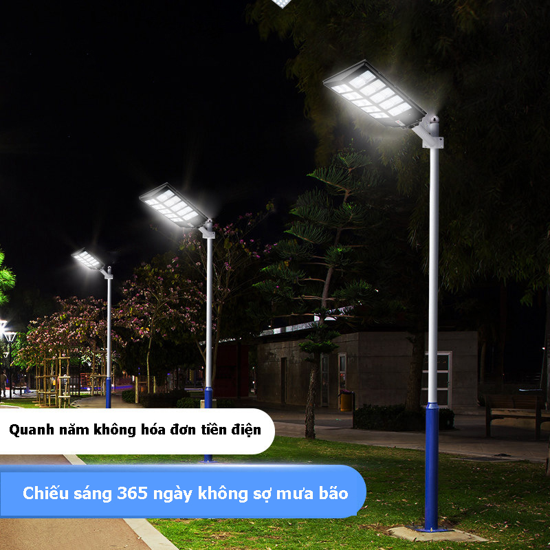 Đèn LED - Đèn Năng Lượng Mặt Trời SY-2300 - 300W, 400W, 500W - Chống Nước IP65 - Cảm Biến Chuyển Động - Siêu Sáng - Phạm Vi Chiếu Sáng Rộng - Hàng Chính Hãng Có Remote Điều Khiển Từ Xa