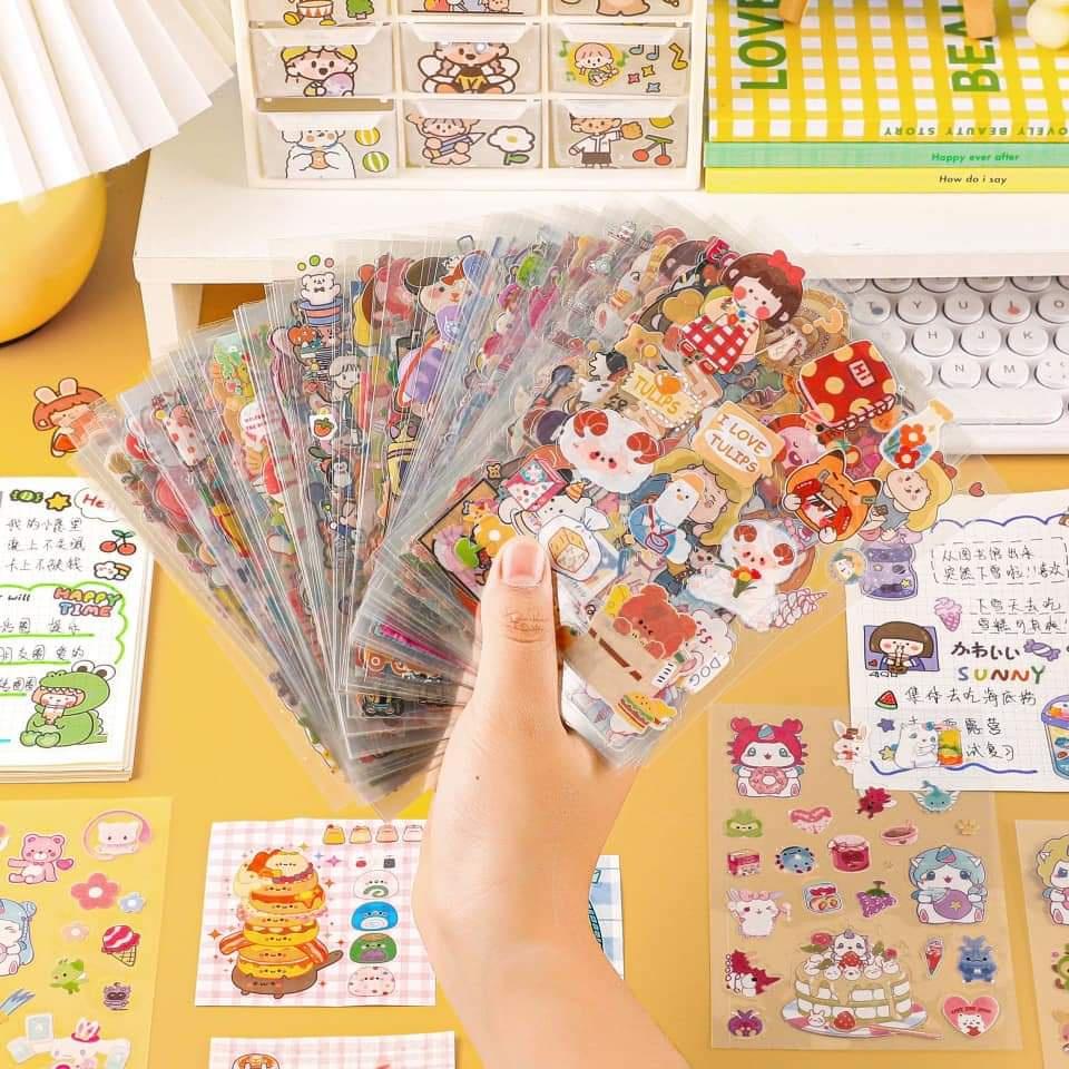 Sticker TRONG 6 tấm mẫu ngẫu nhiên