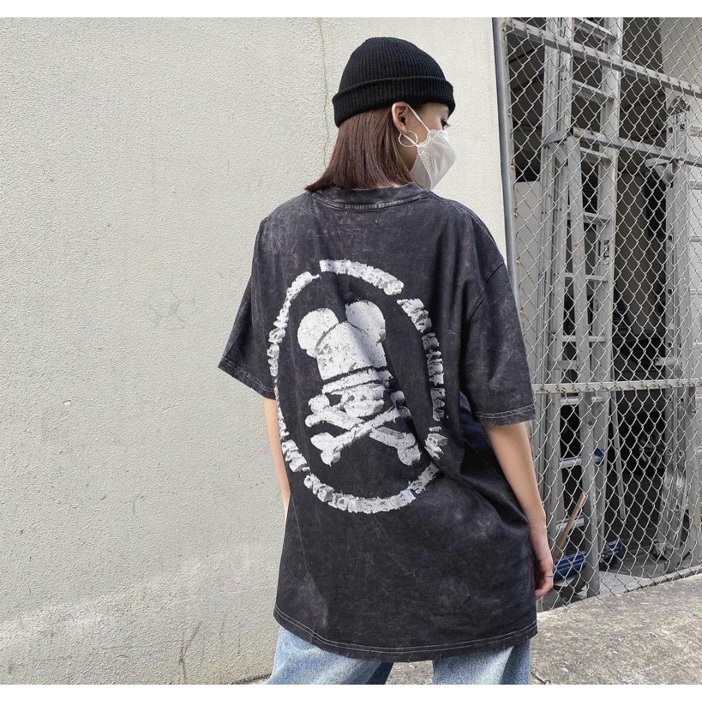 Áo Thun Local Brand Bad Habits Not Bad Wash Xám Nam Nữ Tay Lỡ Unisex Full Mạc