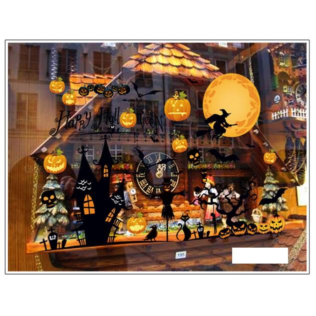 Decal trang trí tường - Lễ Hội Halloween 04
