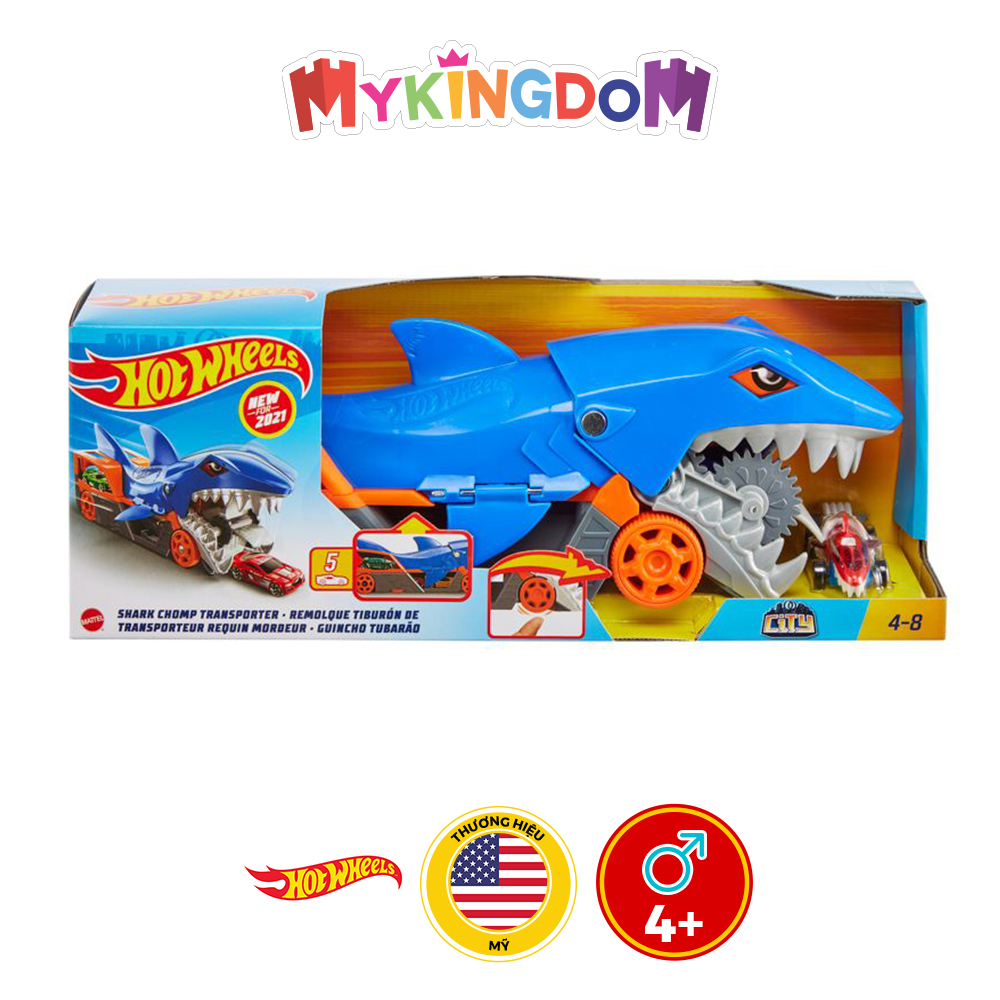 Đồ Chơi Mô Hình HOT WHEELS Chiến Xe Cá Mập Cuồng Nộ GVG36