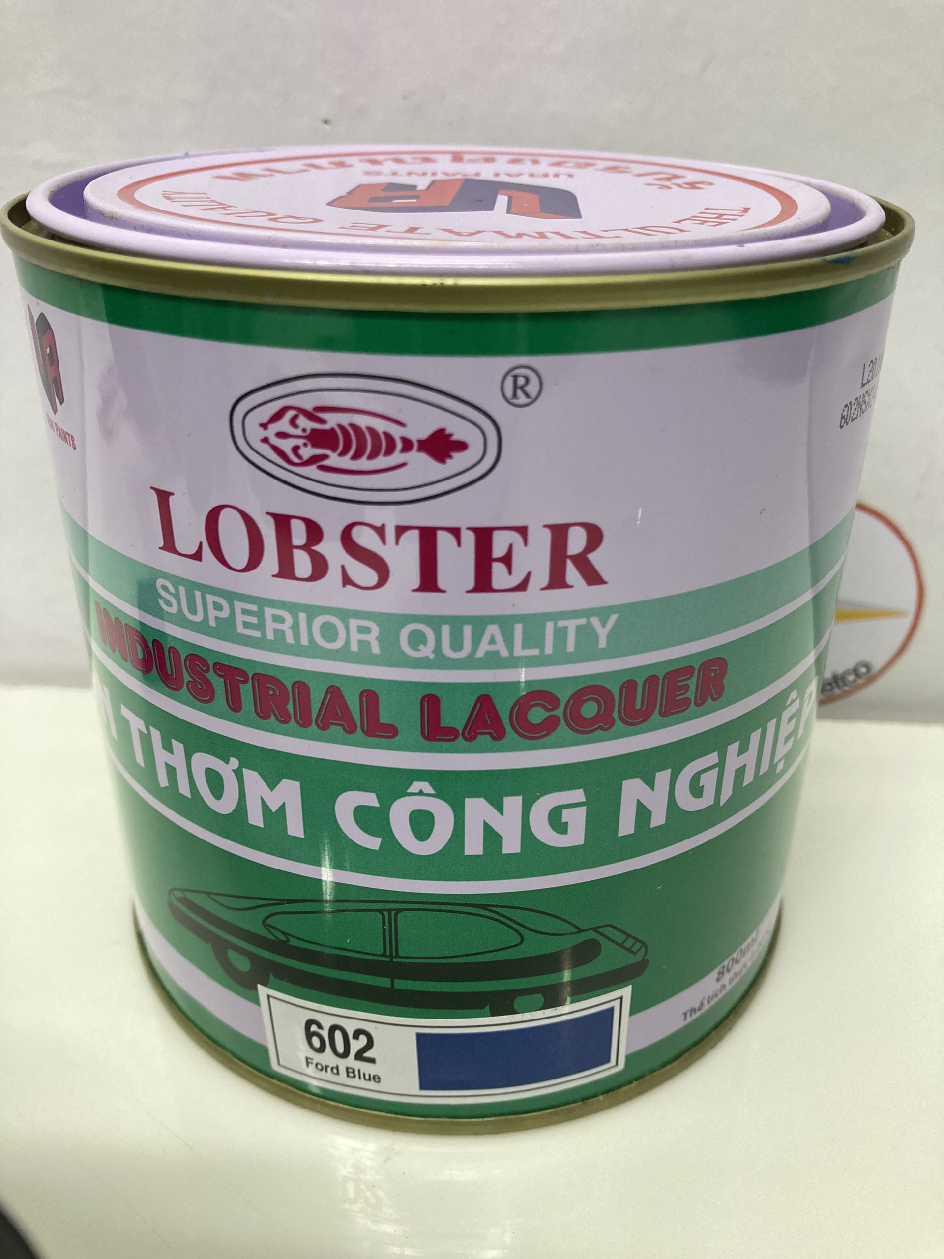 Sơn thơm nhanh khô màu xanh dương Lobster 602 800ML