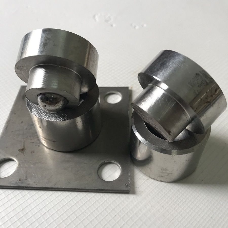 Bản lề cối xoay cửa cổng chịu lực - Chất liệu Inox 201 Ø38 - Dùng cho cửa 1 cánh