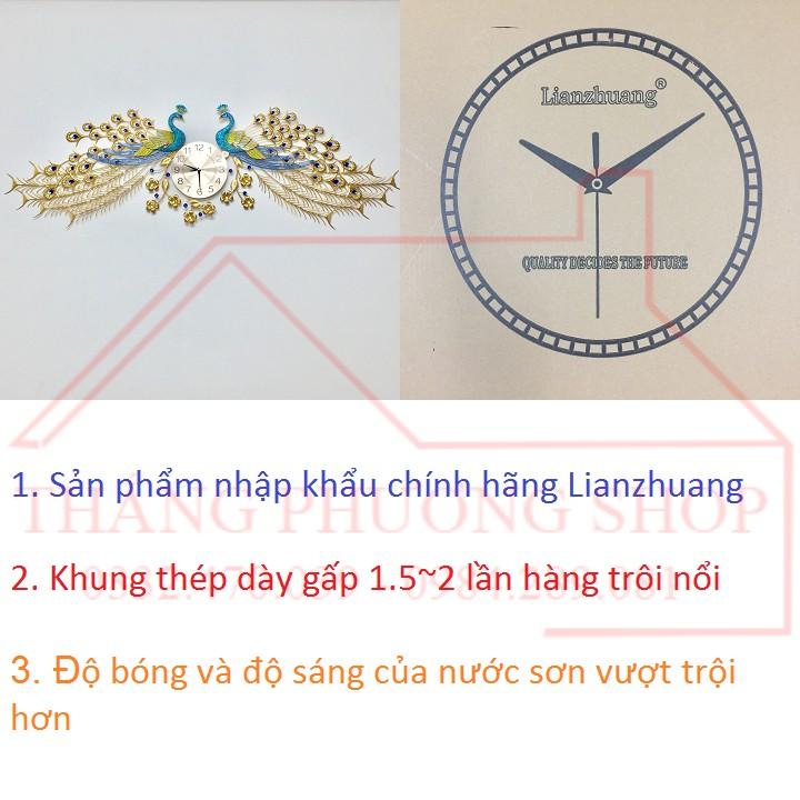 Đồng Hồ Treo Tường Chim Công Uyên Ương TP-031