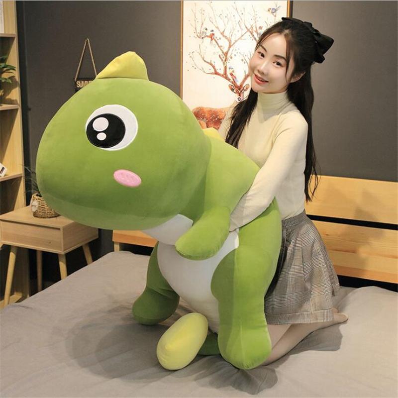 60-150CM Size Lớn Dài Khủng Long Đáng Yêu Sang Trọng Đồ Chơi Hoạt Hình Hình Búp Bê Nhồi Bông Cho Bé Gái Sinh Nhật quà Tặng