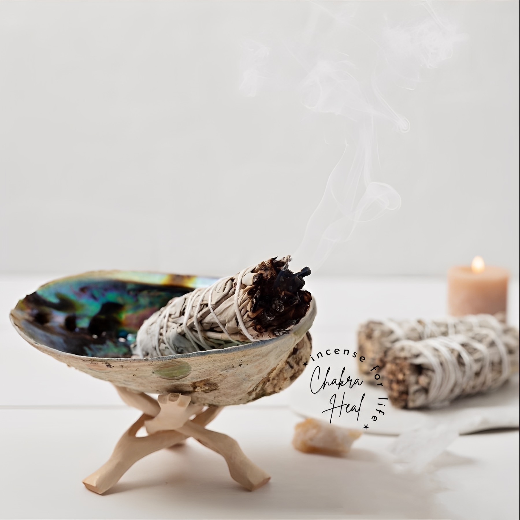 White Sage Smugde - Xô Thơm Trắng Thanh Lọc Năng Lượng l Chakra Heal Incense