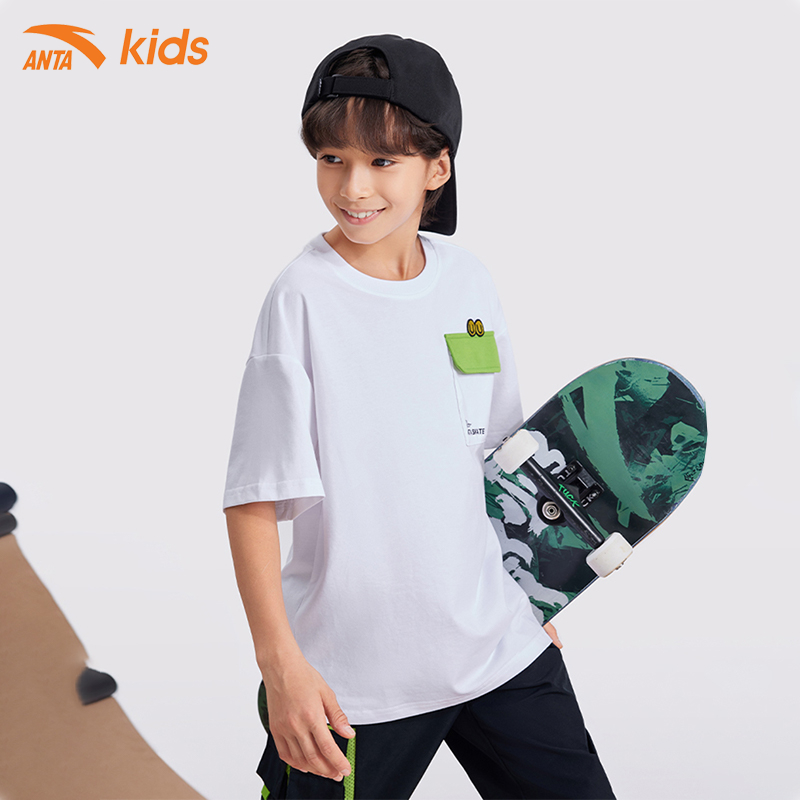 Áo phông thể thao bé trai Anta Kids 352328152