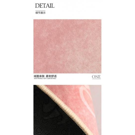 Thảm Lông Dày Trải Sàn Phong Cách Bắc Âu Hiện Đại Đơn Giản