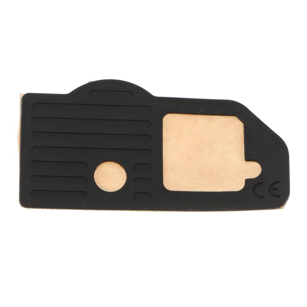 4 Pieces Grip USB Rubber Unit  For Nikon D300 Front Rear Cover With Tape - Black