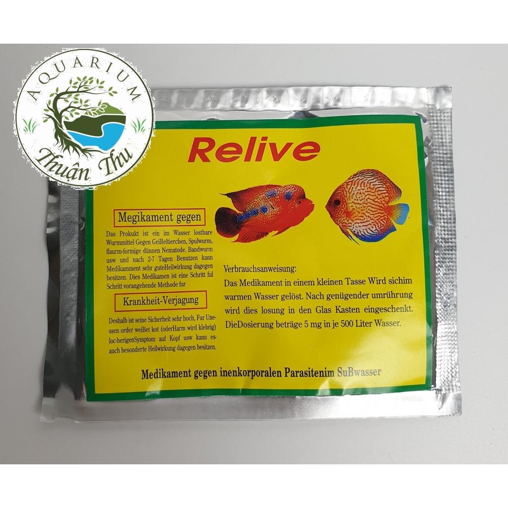 Bột Xử Lý Khi Cá Bị Sình Bụng Phân Trắng Relive
