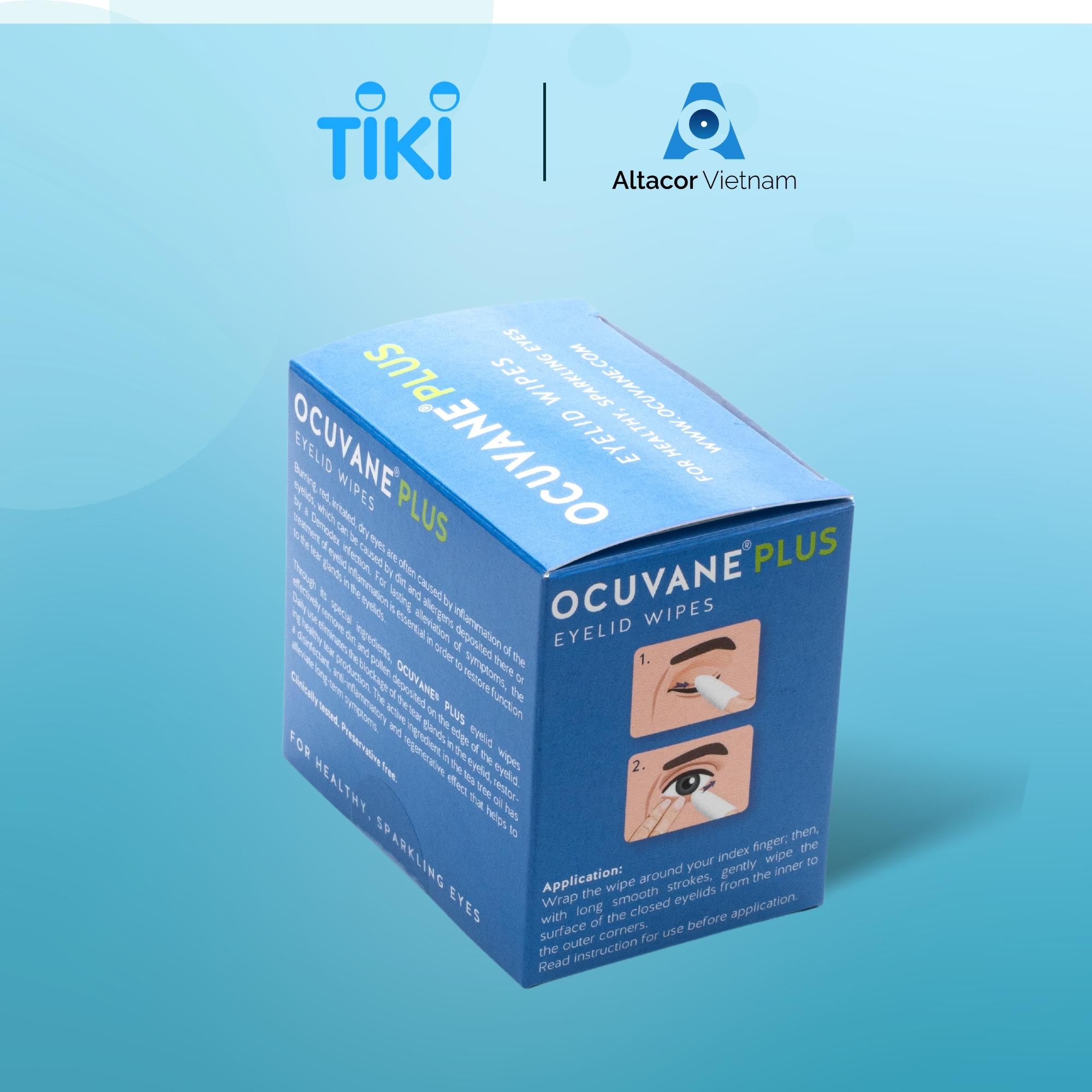 Gạc lau mi Ocuvane Plus 24 miếng - Chính hãng