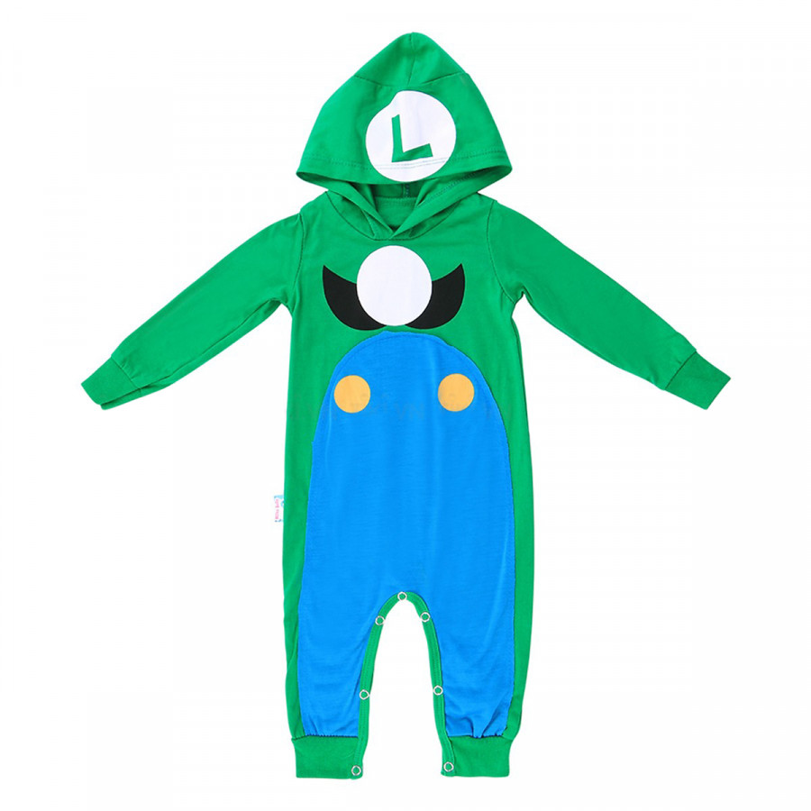 Bộ Bodysuit Dài Liền Nón Luigi Mihababy PBDS_LUIGI