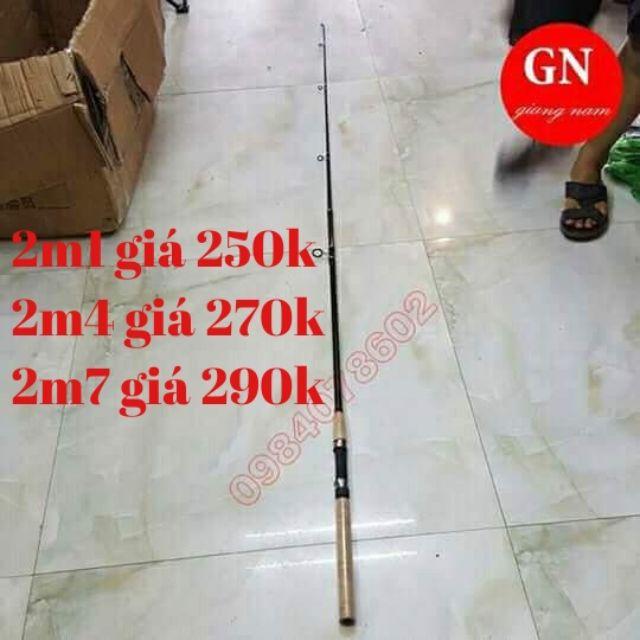 Bộ cần câu 2 khúc rỗng 2m1 máy yumoshi 6000