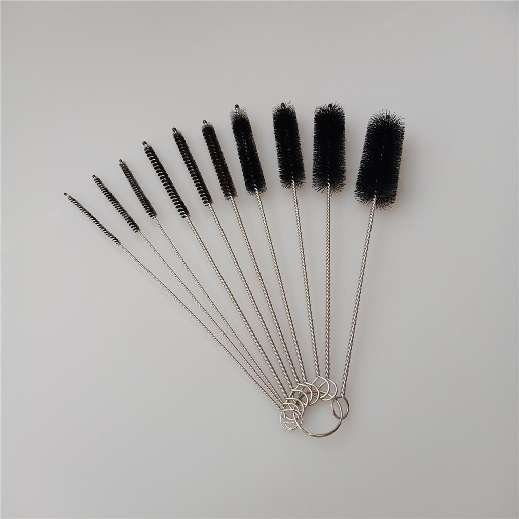 20pcs 20cm Abrasive Wire Brush Pipe Tube Cleaning Brush for Bottles,Test Tubes