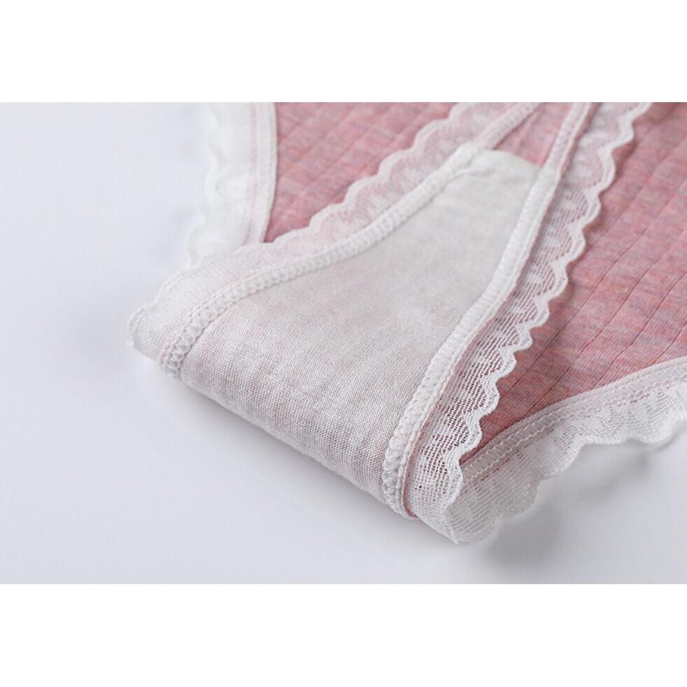 Quần Lọt Khe Cotton Viền Ren ( Mã SP B6610